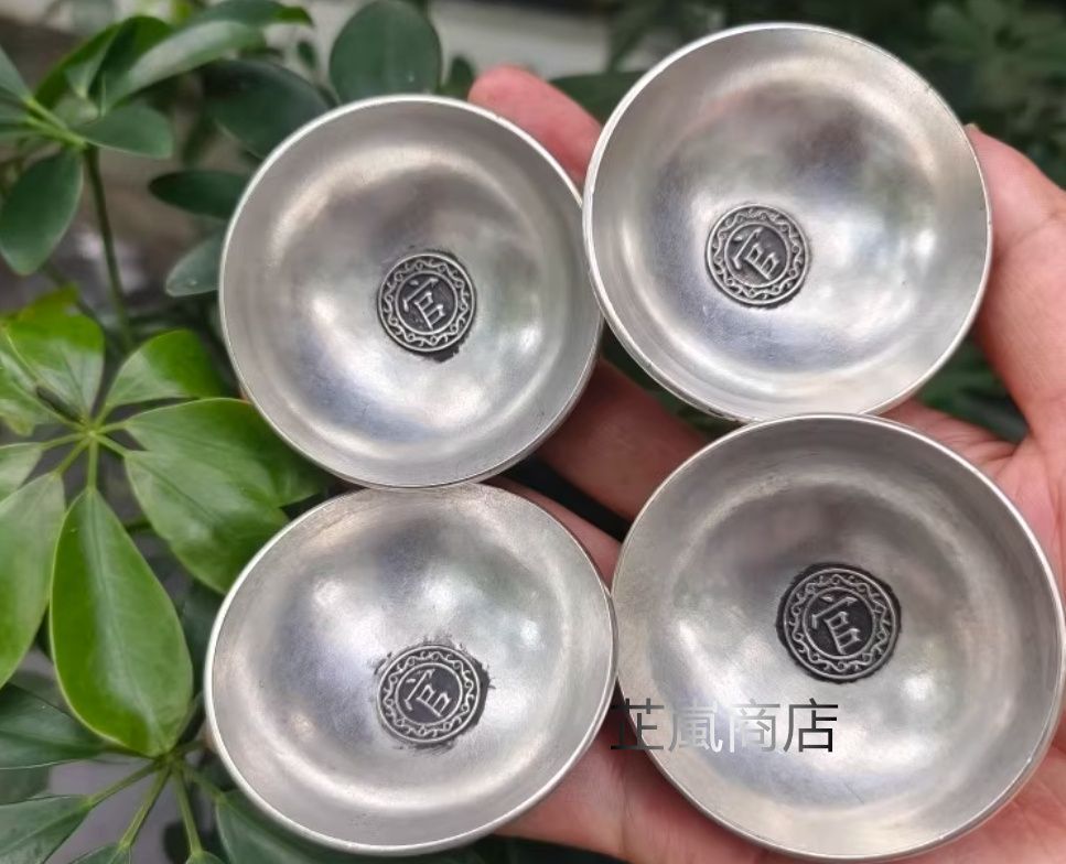 銅器 漁樵耕読小碗一セット 茶碗 工芸品 美術品 置物 - メルカリ