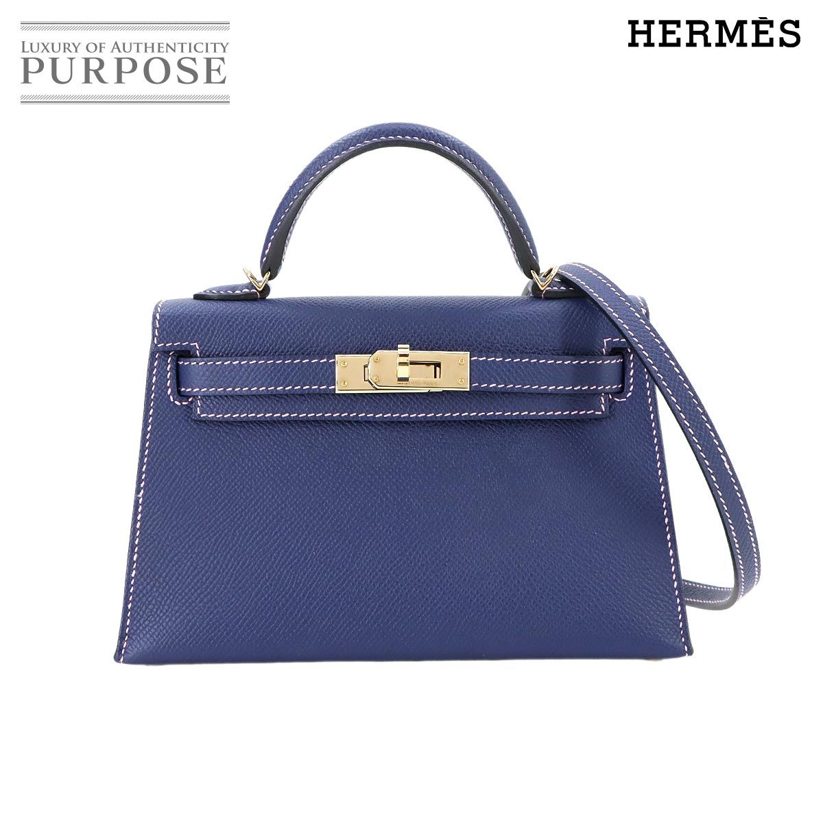 新品同様 エルメス HERMES ミニケリー2 2way ハンド ショルダー バッグ  