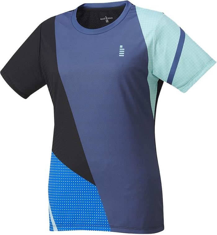 【新品・5営業日で発送】ゴーセン レディースゲームシャツ (T2407) 色 : ブルー サイズ : L 