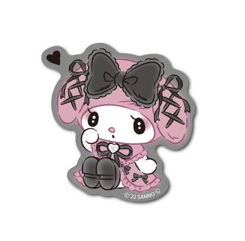 新品 シール 真夜中のメロクロ ステッカー My Melody サンリオ