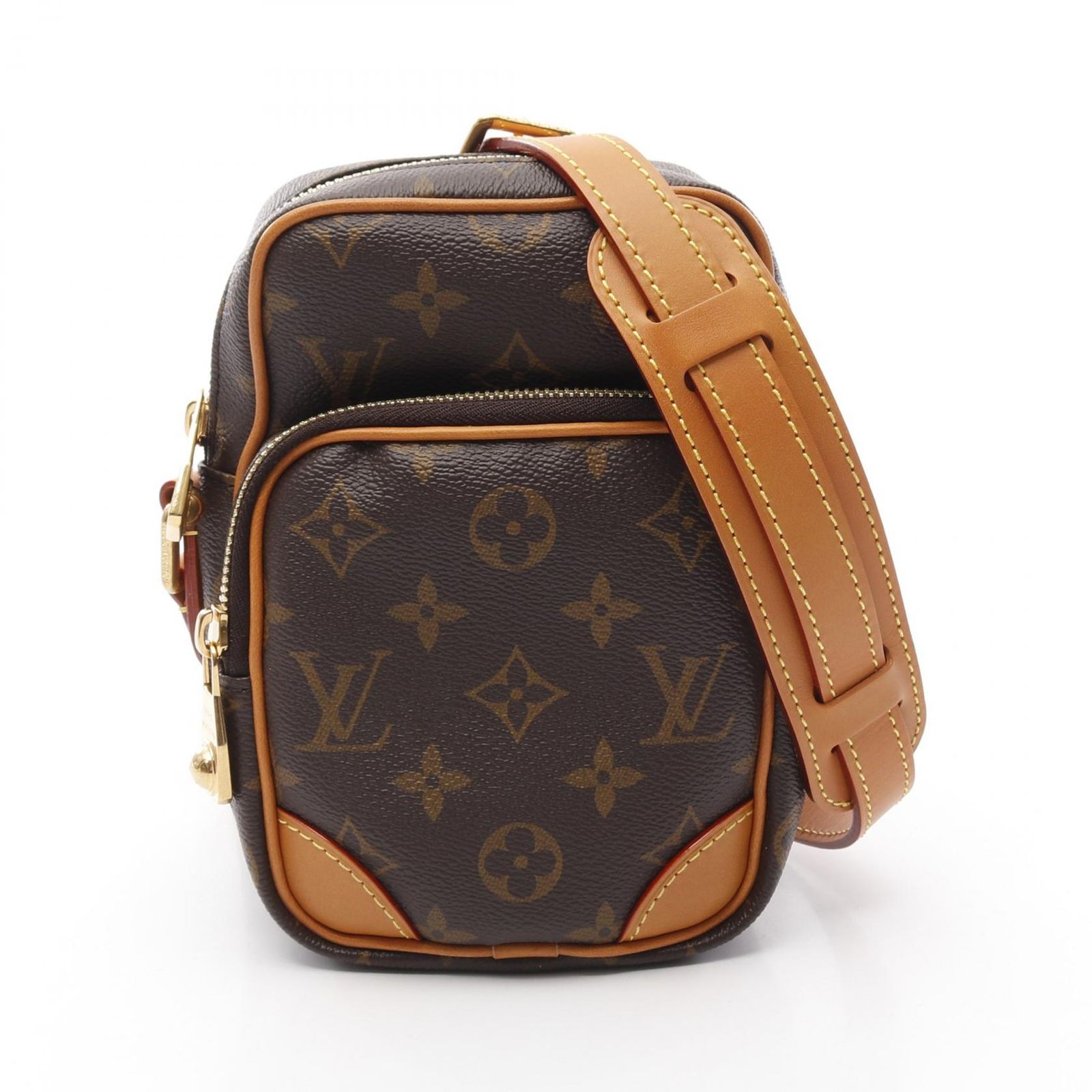 ルイ ヴィトン LOUIS VUITTON ショルダーバッグ アマゾン モノグラム M14014 PVCコーティングキャンバス レザー アマゾン レディース Used A