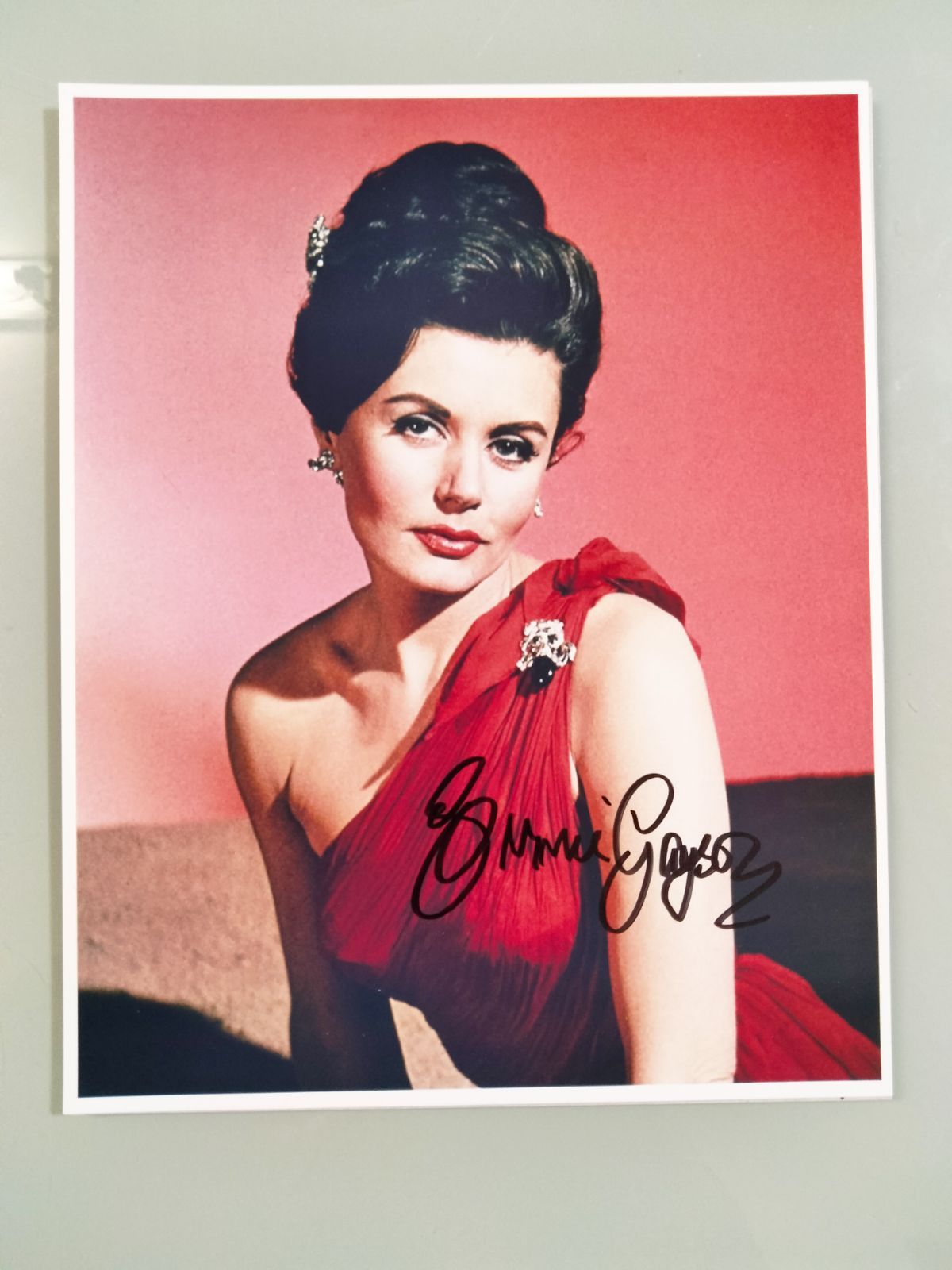 ユーニス・ゲイソン直筆サイン入り超 特大写真…Eunice Gayson…007は殺しの番号…