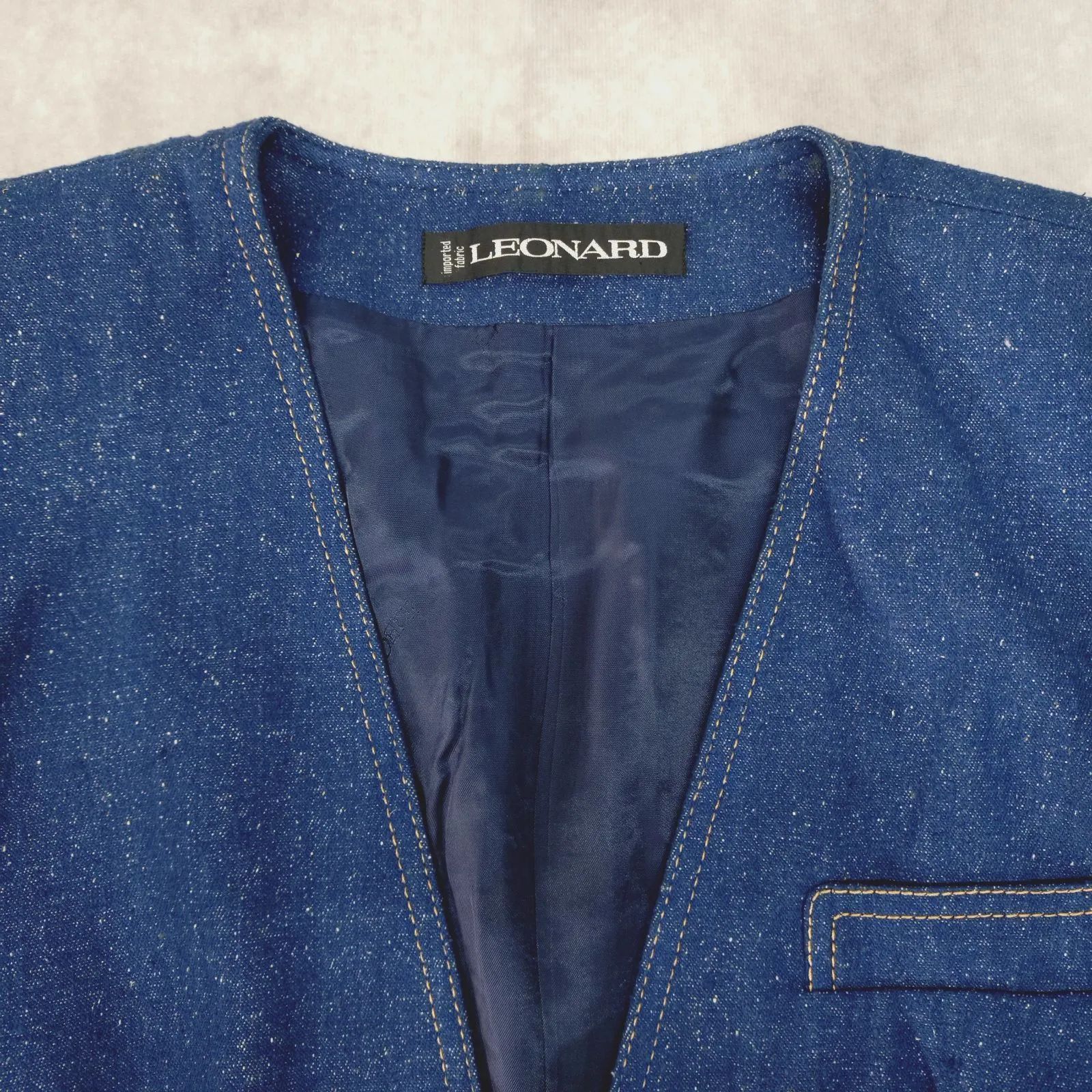 美品】 LEONARD レオナール 13AR サイズ セットアップ スーツ