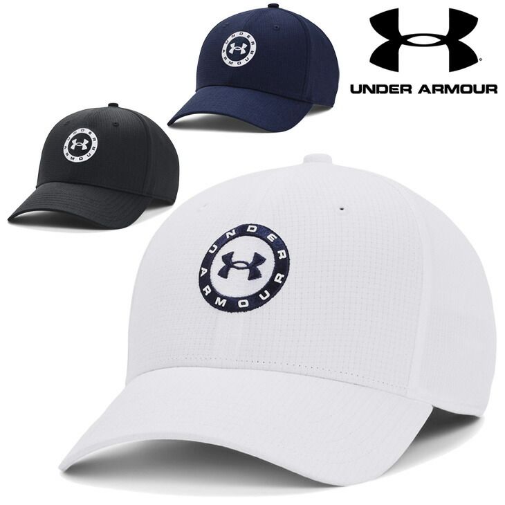 アンダーアーマー 帽子 ゴルフキャップ メンズ UNDERARMOUR GOLF UAジョーダンスピース ツアー アジャスタブル ハット 速乾 軽量 通気性 ぼうし アクセサリー1361544