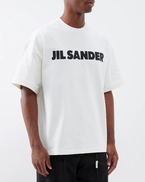 JIL SANDER ジルサンダー ビッグ ロゴプリント クルーネック