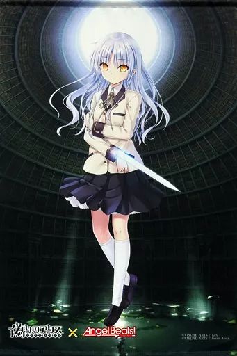 中古】タペストリー 立華かなで B2タペストリー UR【天使】立華
