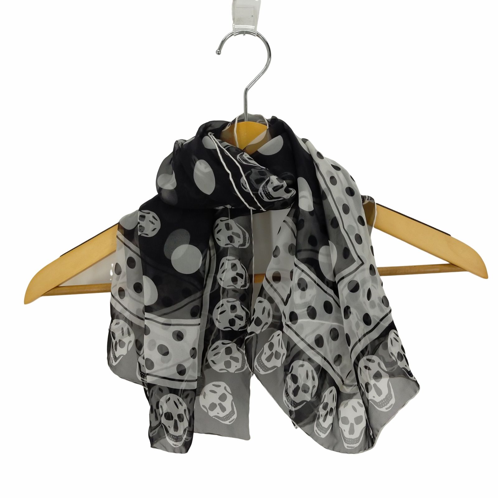 アレキサンダーマックイーン Alexander McQueen 総柄 スカーフ