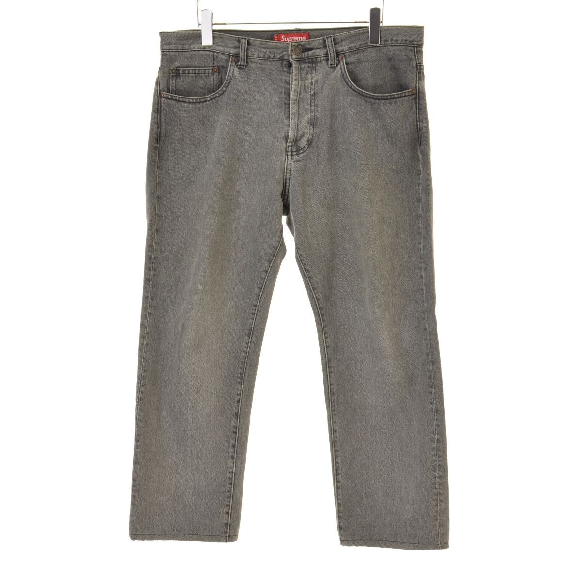 supreme バーガンディデニムパンツ SUPREME】Regular Jeanデニムパンツ - メルカリ