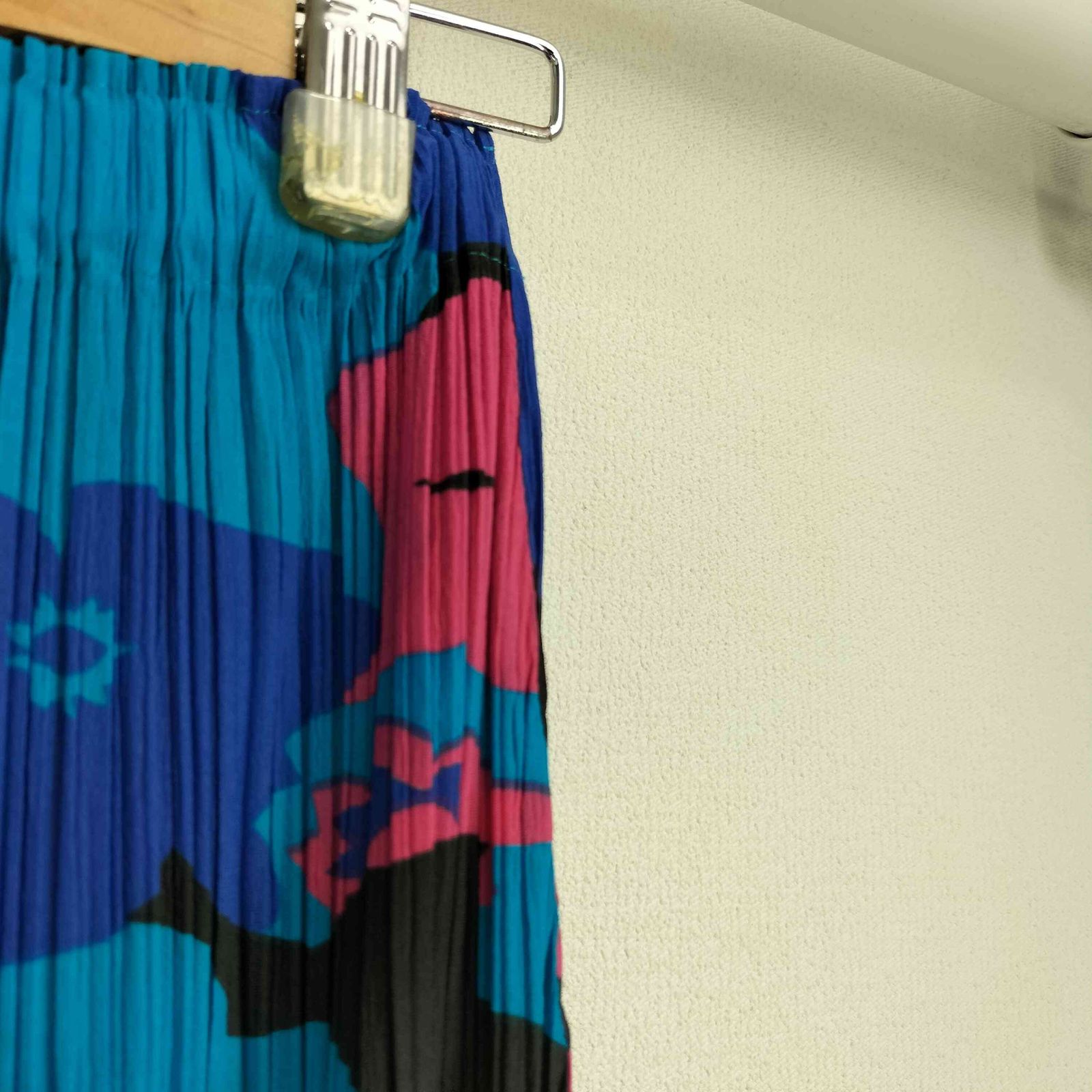 イッセイミヤケ ミーISSEY MIYAKE me ベロア総柄カリフラワー