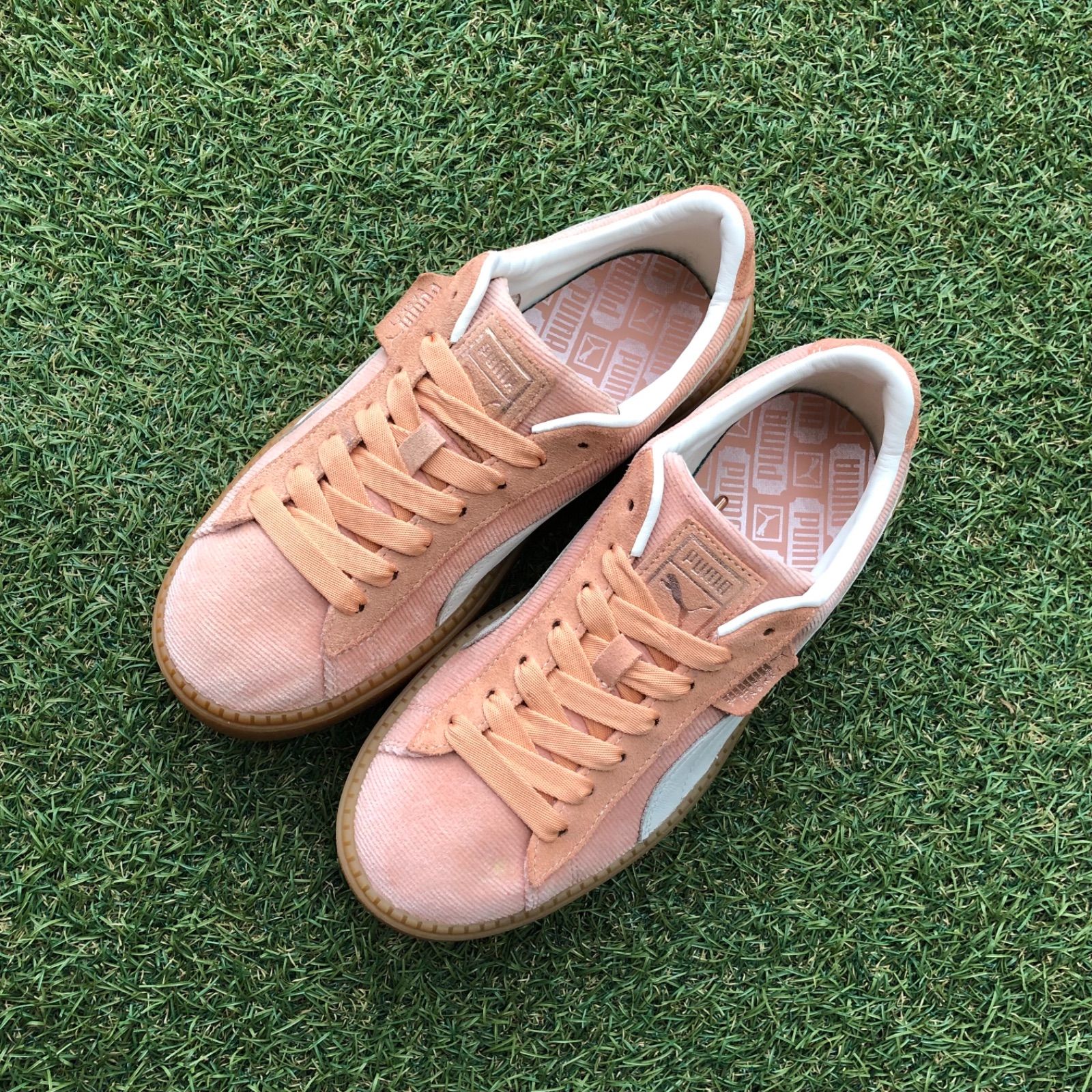 美品24PUMA プーマ バスケット プラットフォーム トレース F842 美品24PUMA プーマ バスケット プラットフォーム トレース F842
