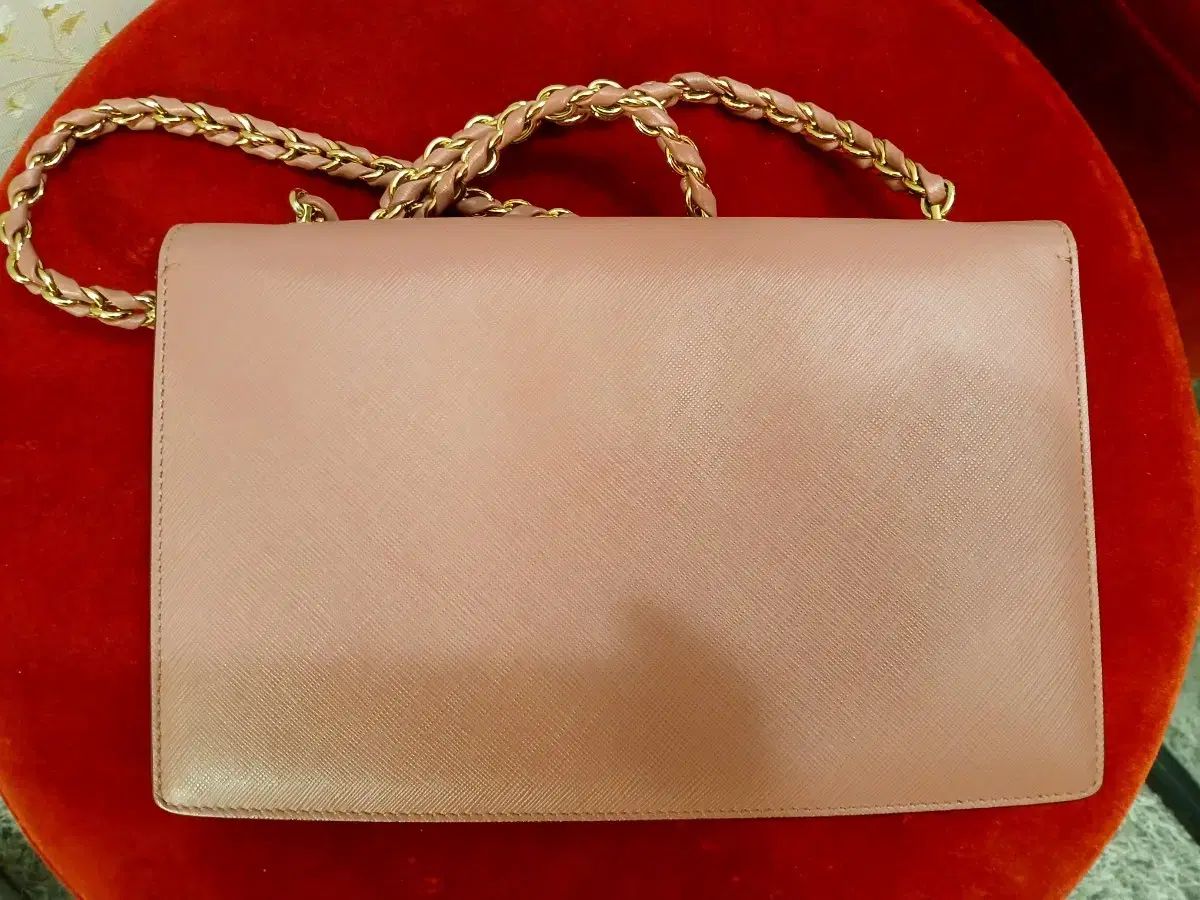 リボン チェーンバッグ