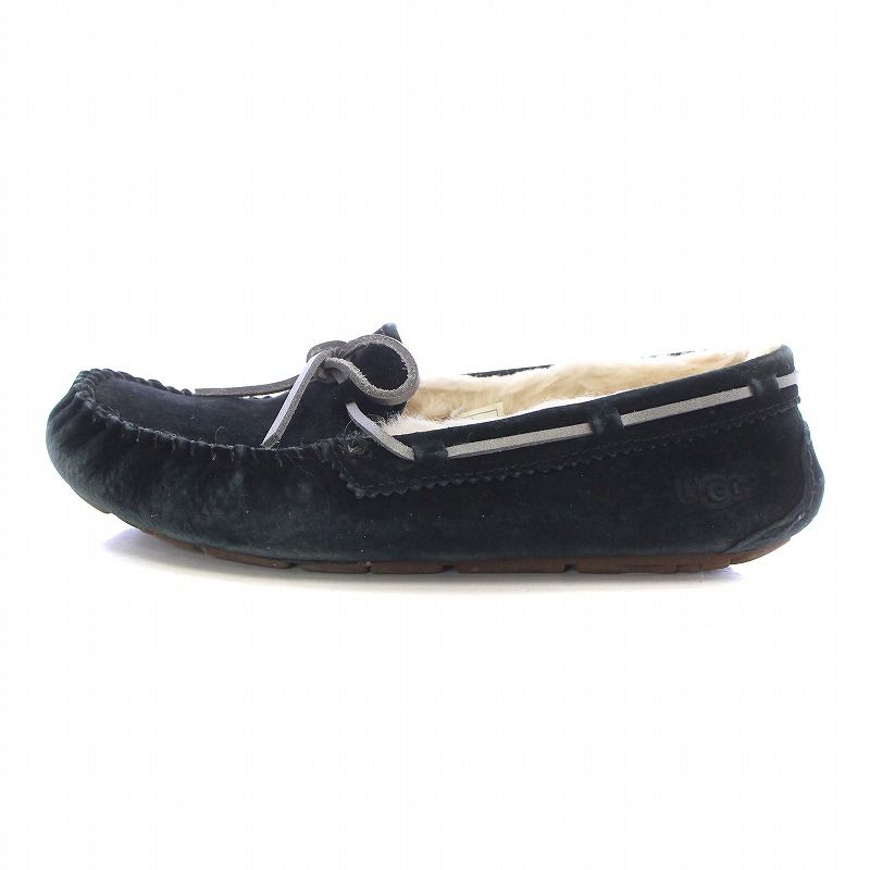 UGG Australia アグ モカシン ブラック 24cm相当 UGG Australia アグ モカシン ブラック 24cm相当