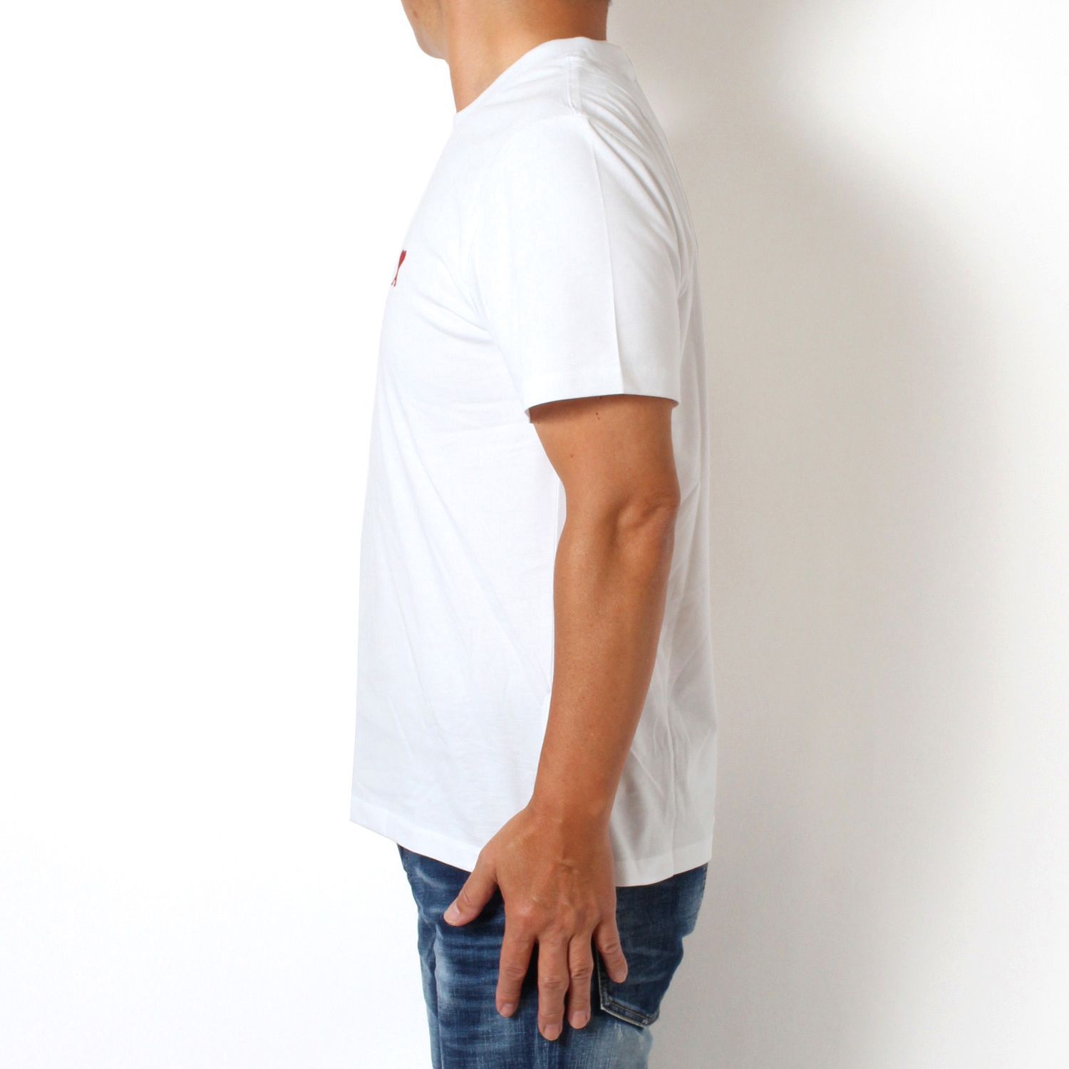 24AWモデル アミ アレクサンドル マテュッシ AMI Alexandre Mattiussi メンズ AMI DE COEUR Tシャツ【WHITE】  BFUTS001.724 100/【2024-25AW】m-tops - メルカリ