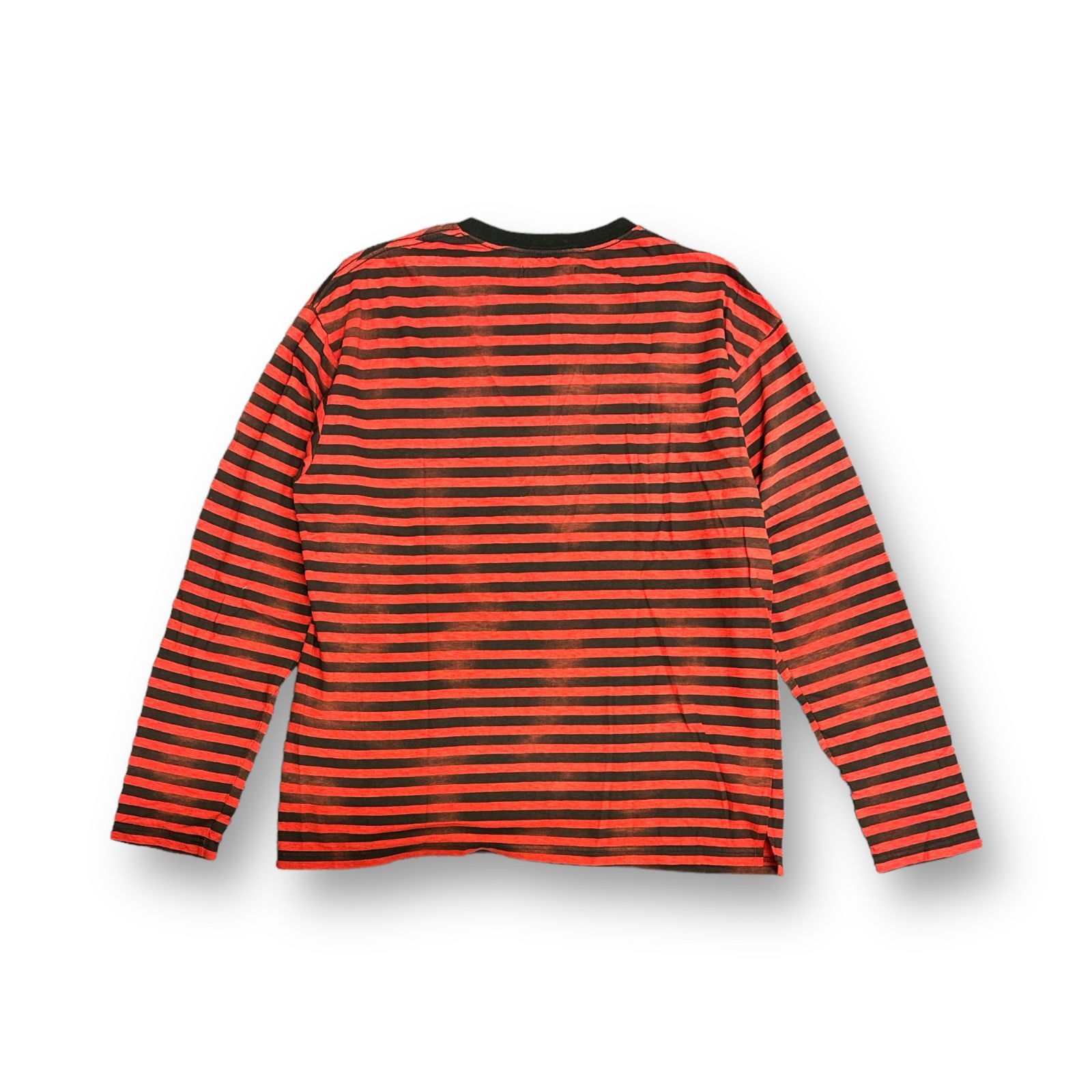 定価16500円 新品 MINEDENIM Hazy Border L/S T-SH ボーダーカットソー 