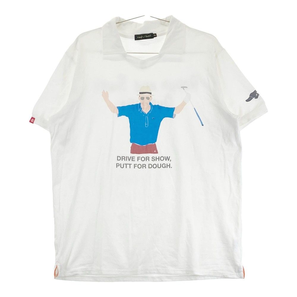 rough&swell ラフアンドスウェル　スキッパーポロシャツ　サイズXL カジュアルゴルフドットコムby PALM SPRINGSにrough&swell［ラフ