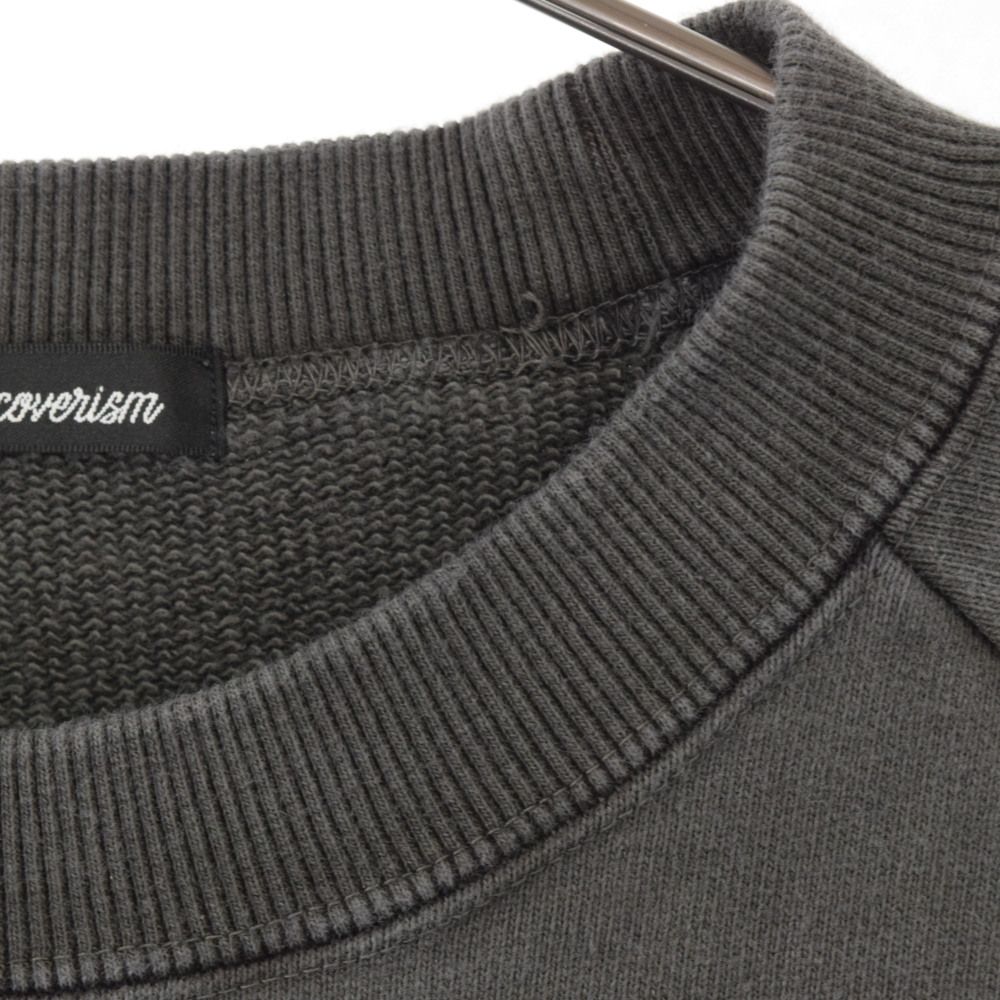 UNDERCOVERISM / ピグメント加工/スウェット/3/グレー/UI1C4803/袖PK切替スウェット UNDERCOVER (アンダーカバー) 23SS 袖PK切替スウェットトレーナー