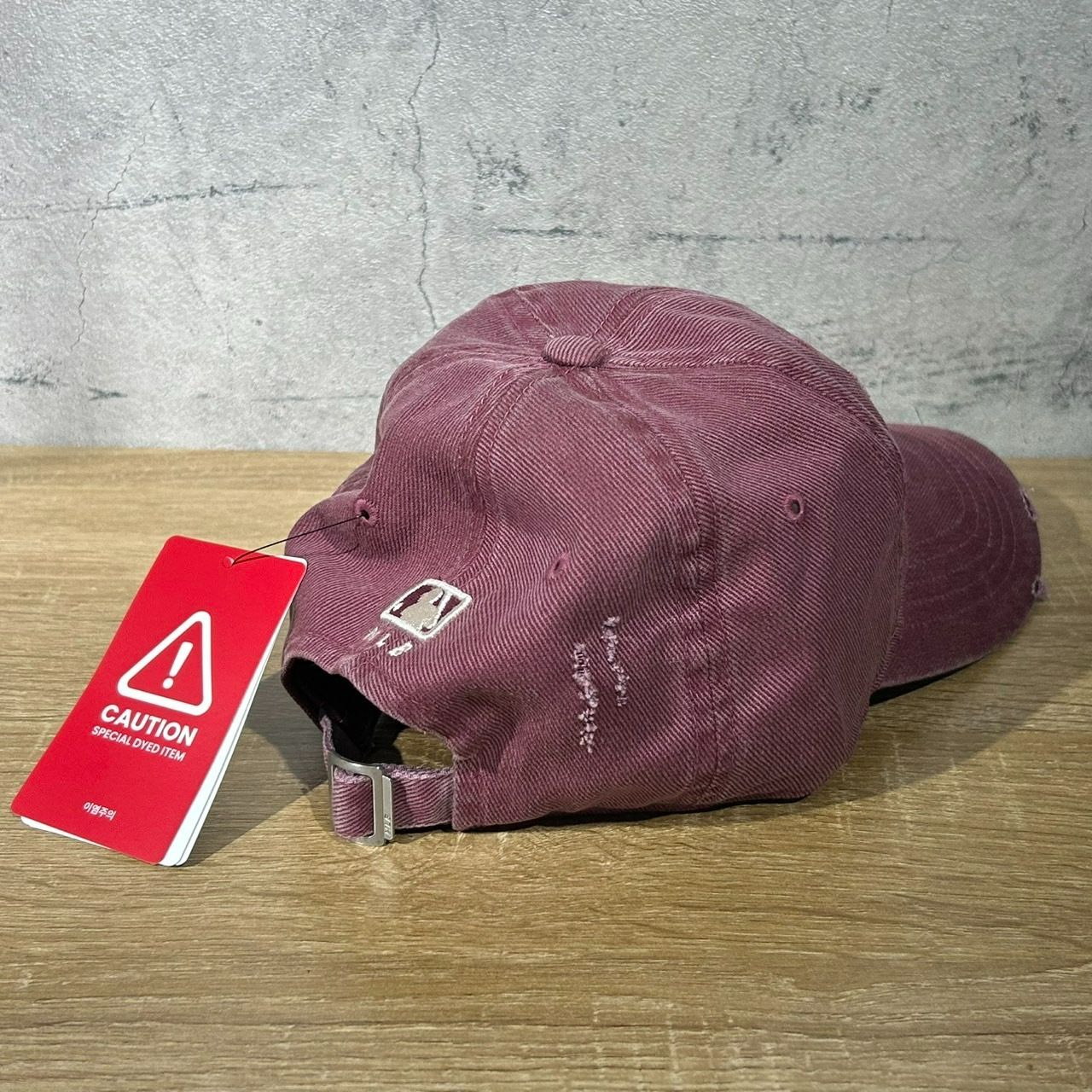 韓国限定】 MLB カリナ 着用モデル ダメージ ウォッシュ キャップ MLB