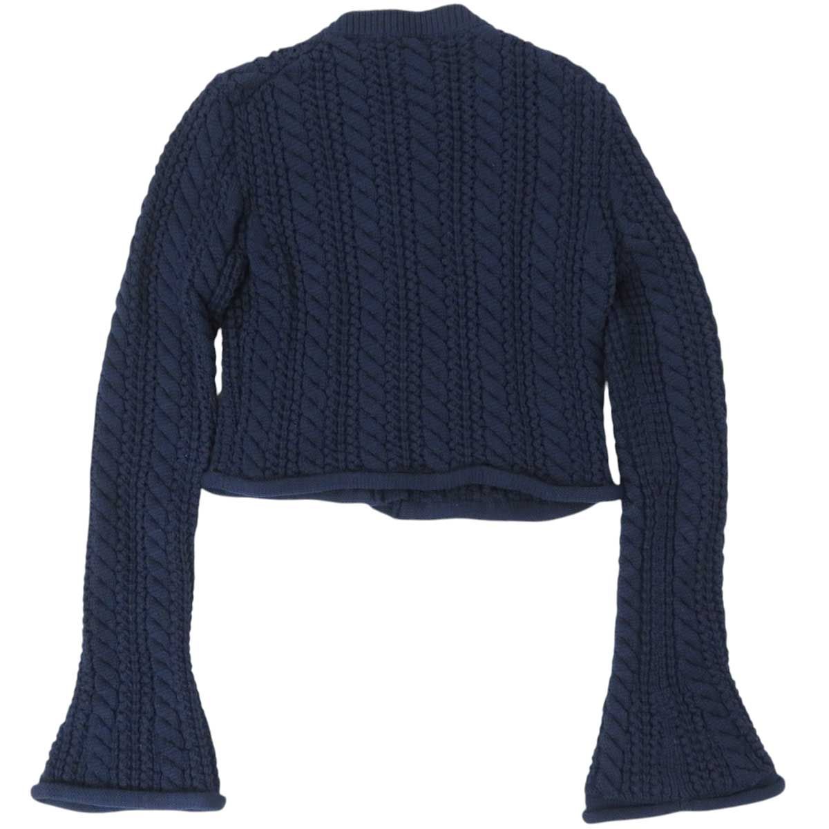 ルイヴィトン ケーブルニット カーディガン RW 221 A LJ 6 FMKC 88 レディース ネイビー LOUIS VUITTON アパレル 小物