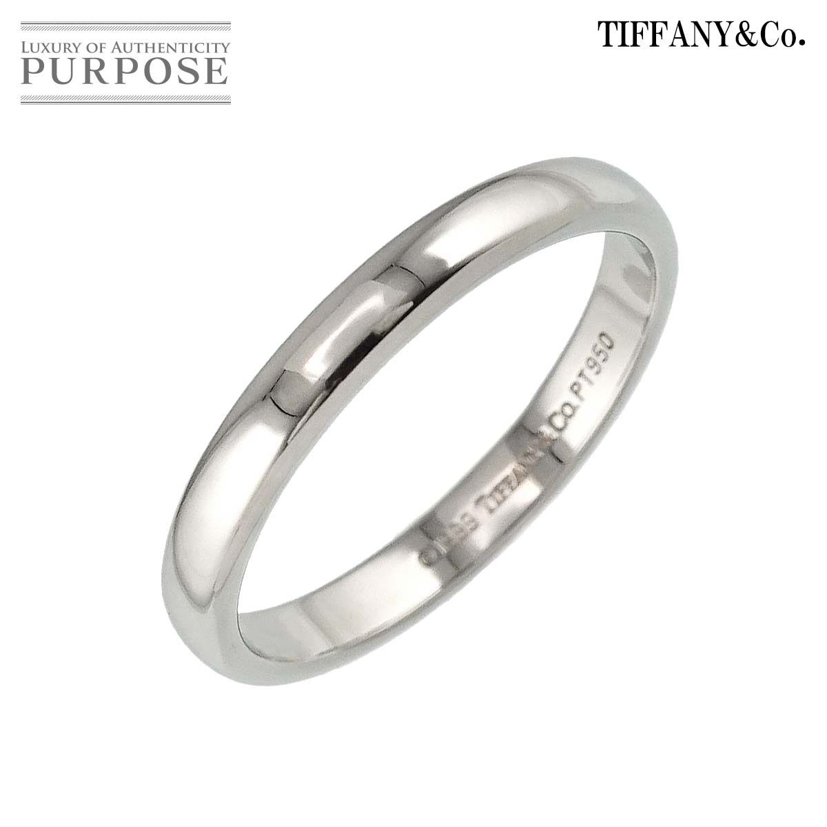 ティファニー TIFFANY&Co. フォーエバー 19号 リング 幅3mm Pt 