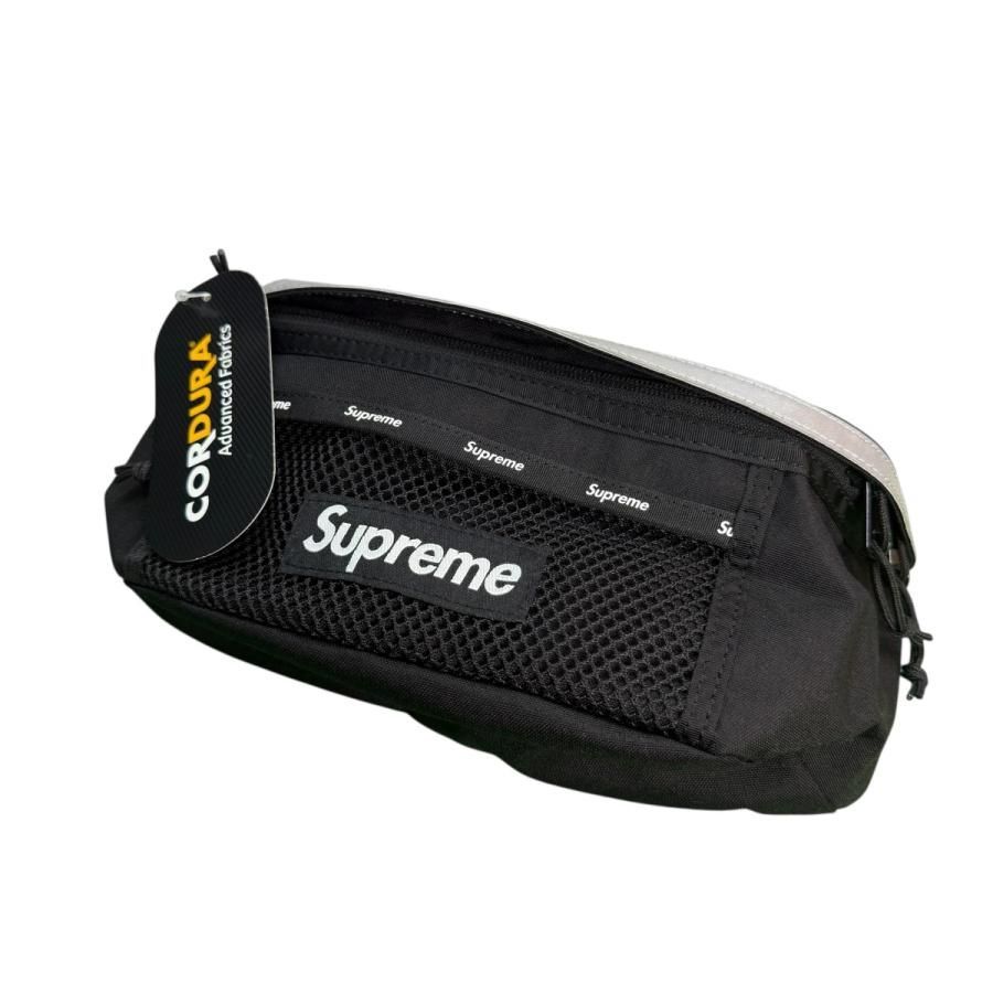 【新品】即決のみ値引き可　Supreme 24AW Waist Bag ブラック 美品】シュプリーム Supreme 24AW／ Waist Bag Waist Bag
