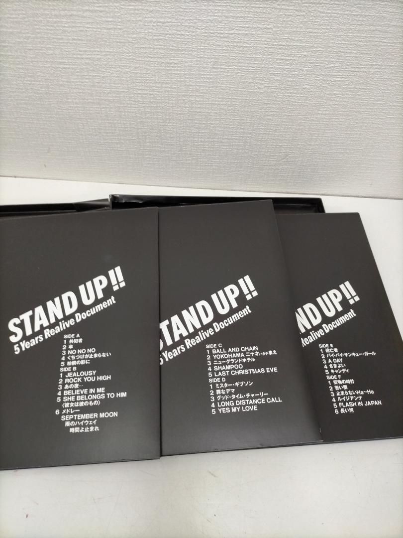 ■矢沢永吉　レコードLP　3枚組　STAND UP　帯付き再生確認済 Yahoo!オークション -「矢沢永吉 stand up」(ジャパニーズ