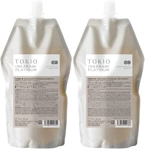 新着商品TOKIO トキオインカラミ プラチナムシャンプー700ml＆トリートメント700gセット