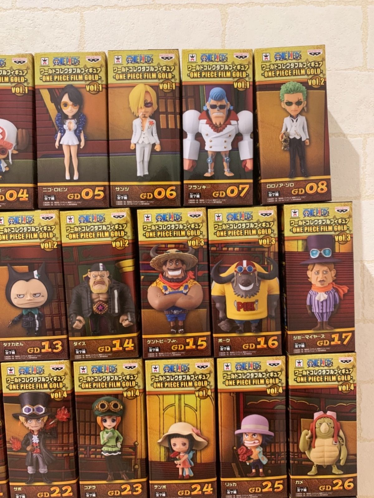 ワンピース ワーコレ FILM GOLD 全35種 未開封】ONE PIECE FILM GOLD ワーコレ 全35種セット - メルカリ