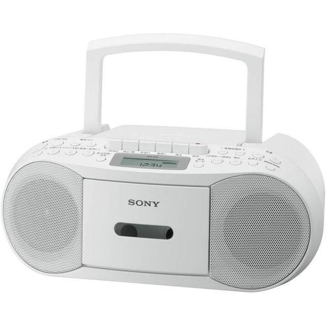 ソニー SONY CDラジカセ レコーダー CFD S 70 FM AM ワイドFM対応 録音 ホワイト W その他 ラジオ コンポ オーディオ機器