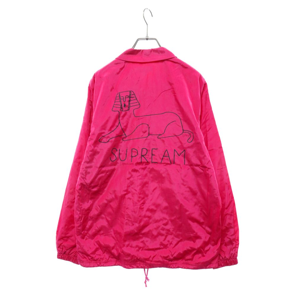 SUPREME (シュプリーム) 13SS×Mark Gonzales Schminx Coaches Jacket マークゴンザレス スフィンクス  コーチジャケット ピンク