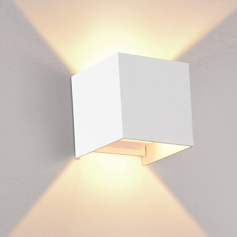 OOWOLF ブラケットライト ウォールライト 北欧風 3.8W 3000K 電球色 LED G9電球対応 防水防雨 高輝度 省エネ おしゃれ 壁掛け照明 玄関灯 照明器具 屋外屋内兼用 書斎 寝室 玄関 廊下 ダイニング 庭 