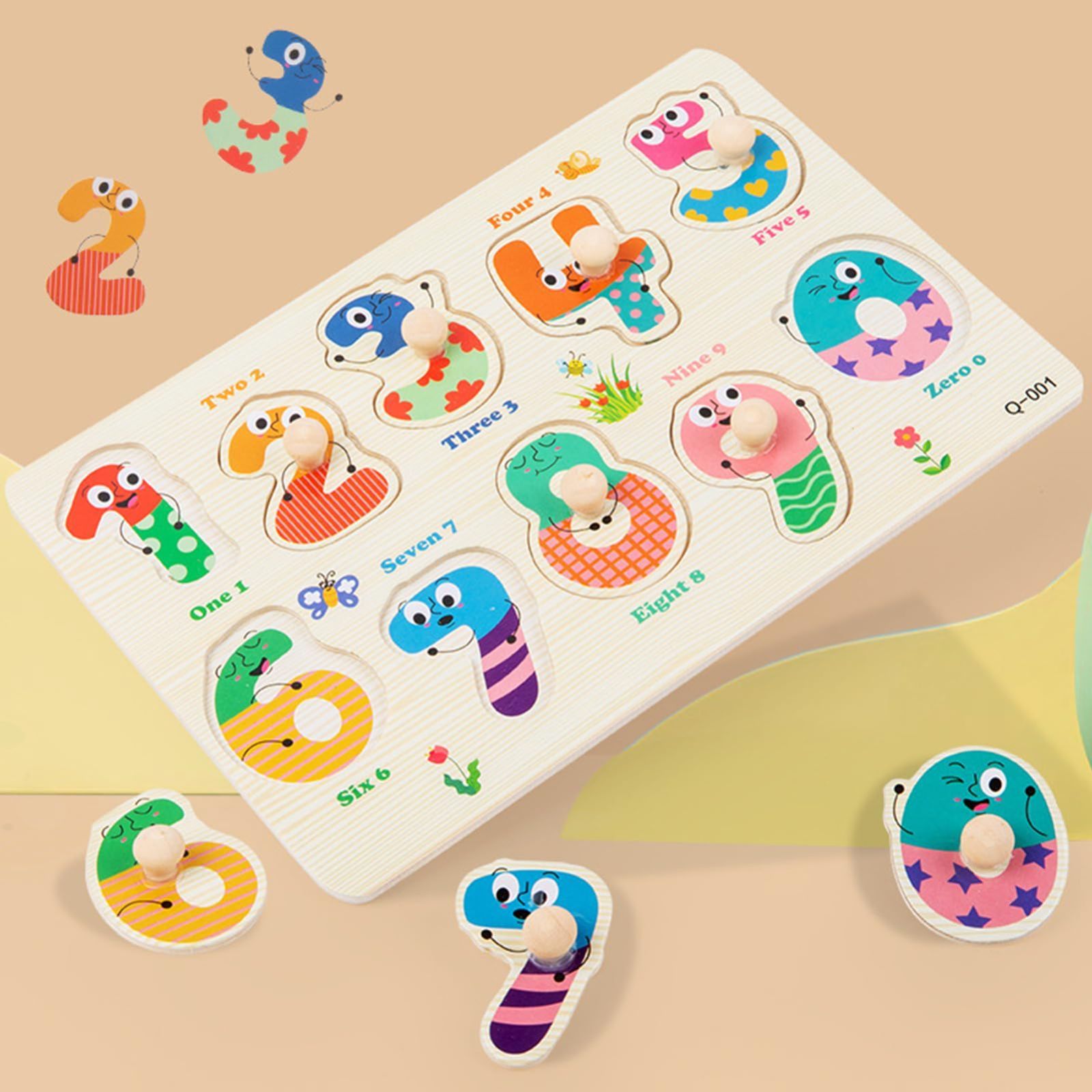 在庫処分】型はめパズル 6点セット 知育玩具 型はめおもちゃ 形合わせ 