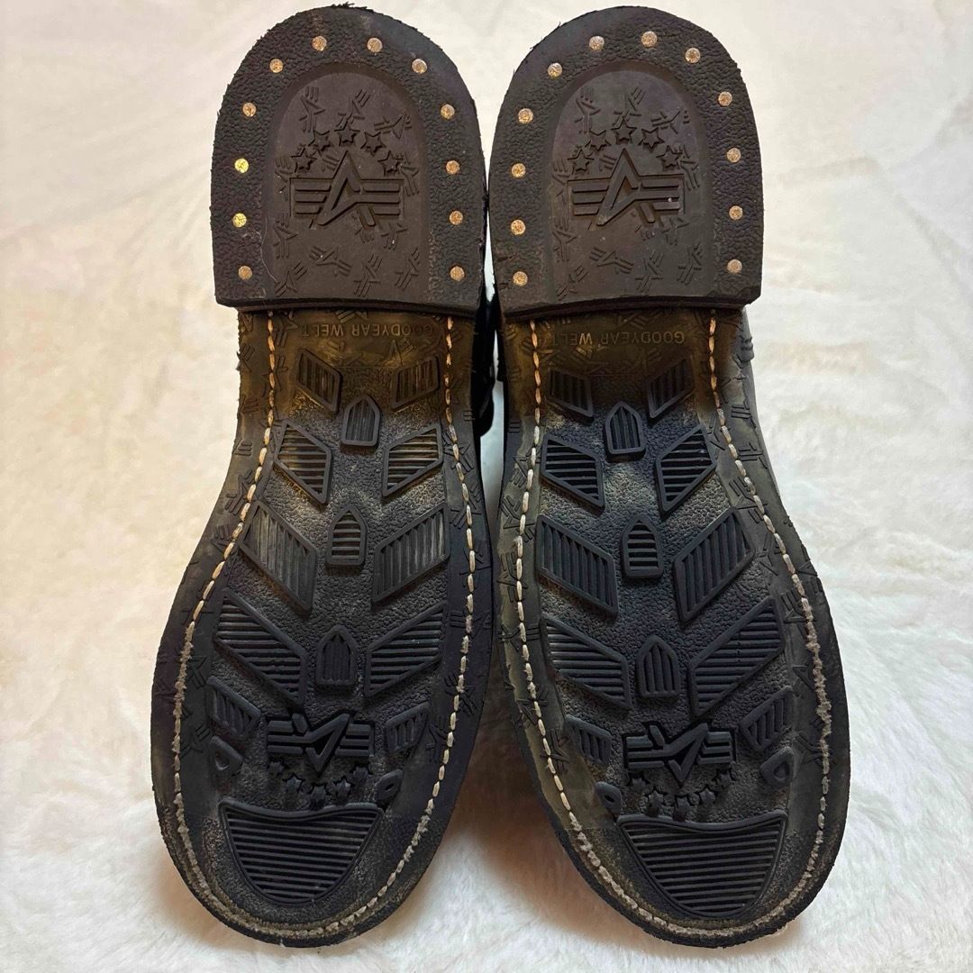 アルファ ALPHA INDUSTRIES エンジニアブーツ サイズ25.0 - メルカリ