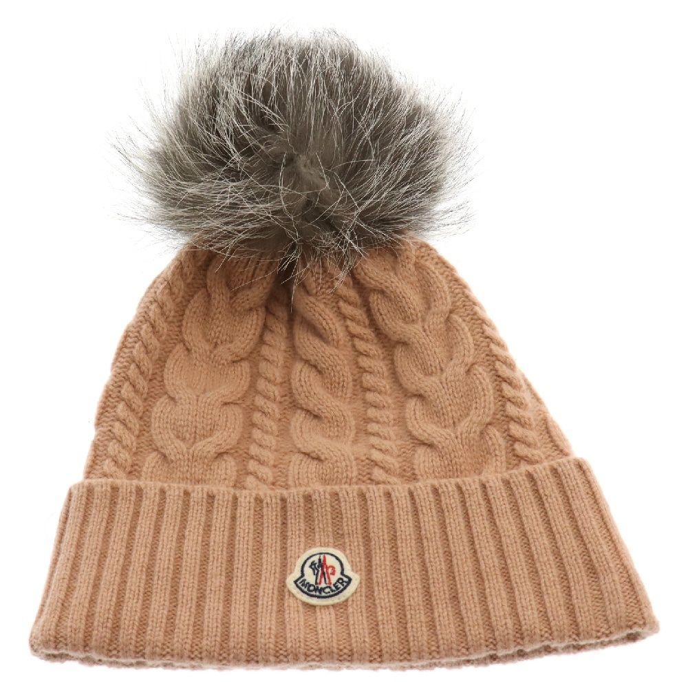 MONCLER (モンクレール) BERRETTO TRICOT フロントロゴ ウール