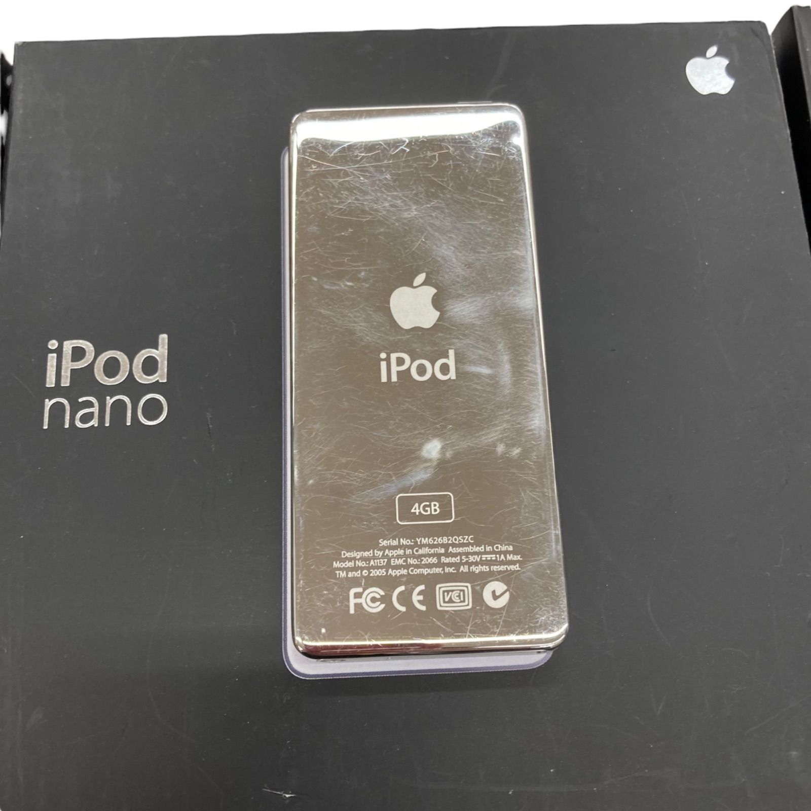 ♪ジャンク扱い　iPod nano 4GB A1137 ④　 ipod nano A1137-1GBジャンク扱い