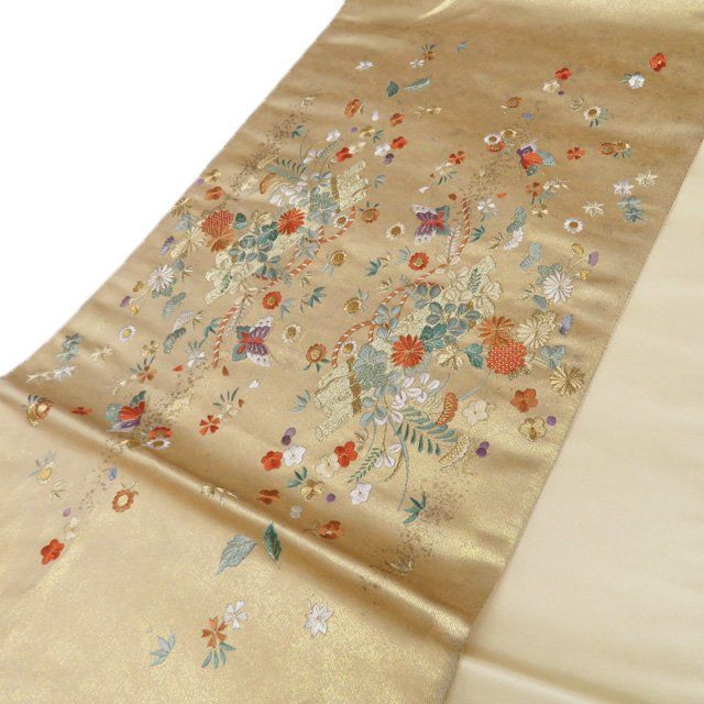 専用帯2707 1833 2728 三点セット●高級 正絹 刺繍 袋帯 5-0390a1.jpg