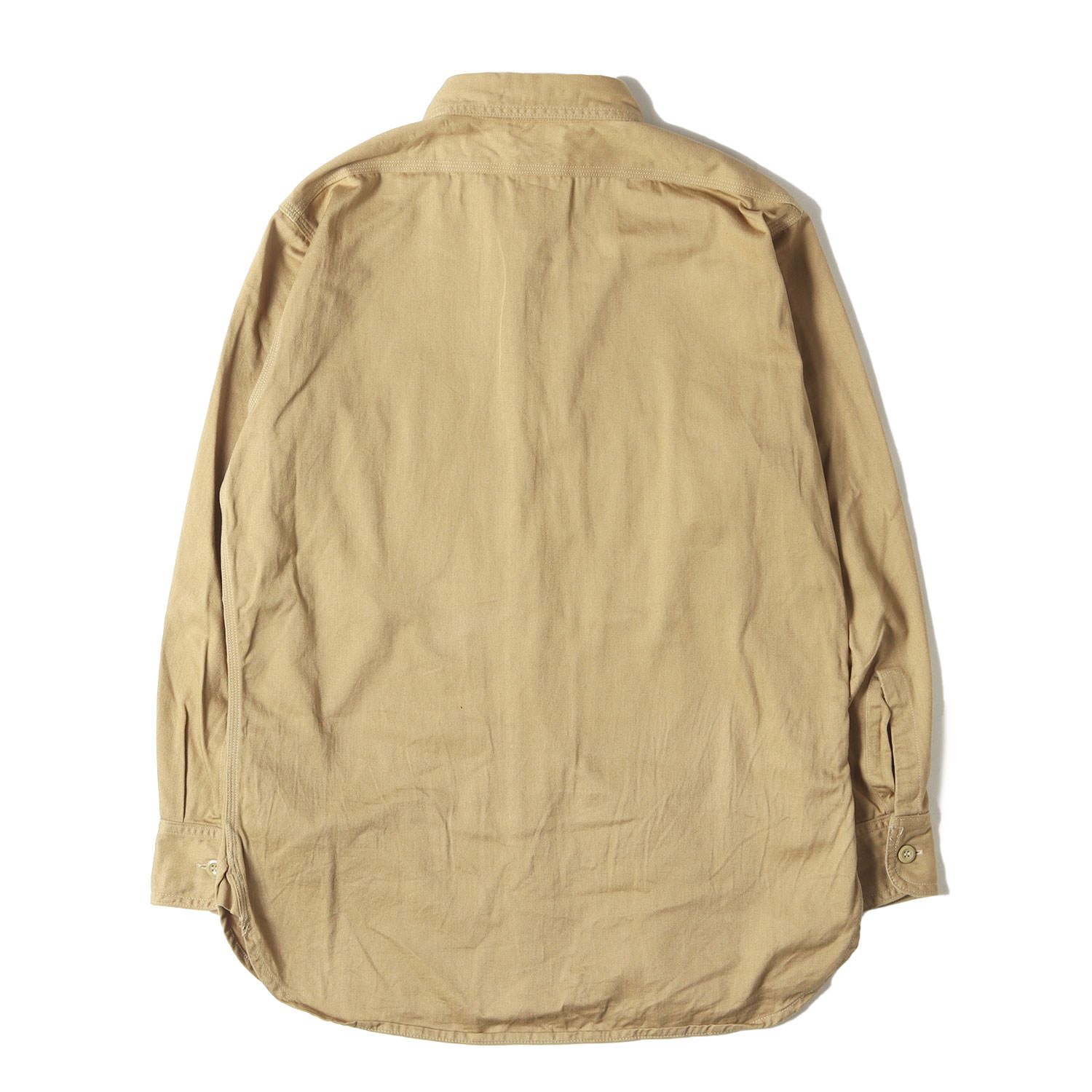 At LAST&CO アットラスト シャツ カーキ サイズ:14 1/2 | Lot.395