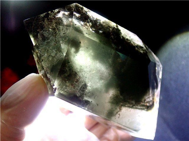 AAA級天然ガーデンクォーツ六角柱B79P2/191P13C