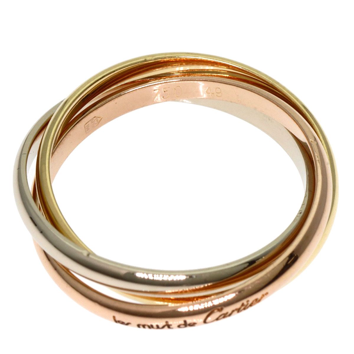 CARTIER カルティエ トリニティ XS #49 リング・指輪 K18YG