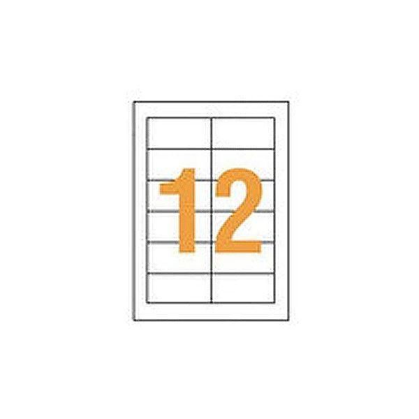 ライオン事務器 LPタックラベル A4判 42×86mm LP-212 1パック（1200片：12片×100シート）