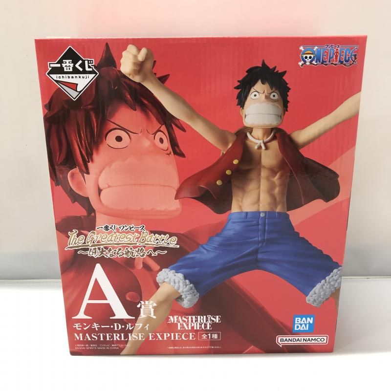 【中古】バンダイ モンキー・D・ルフィ 一番くじ ワンピース The Greatest Battle 偉大なる航路へ MASTERLISE EXPIECE A賞[15]