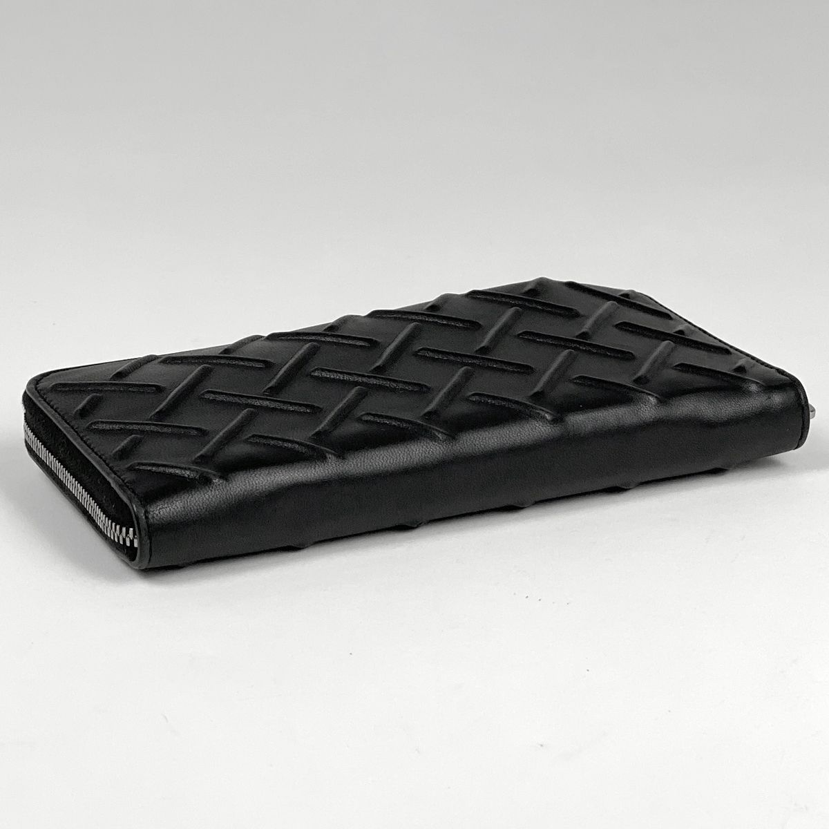 ボッテガヴェネタ BOTTEGAVENETA デザイン ラウンドファスナー 長財布  