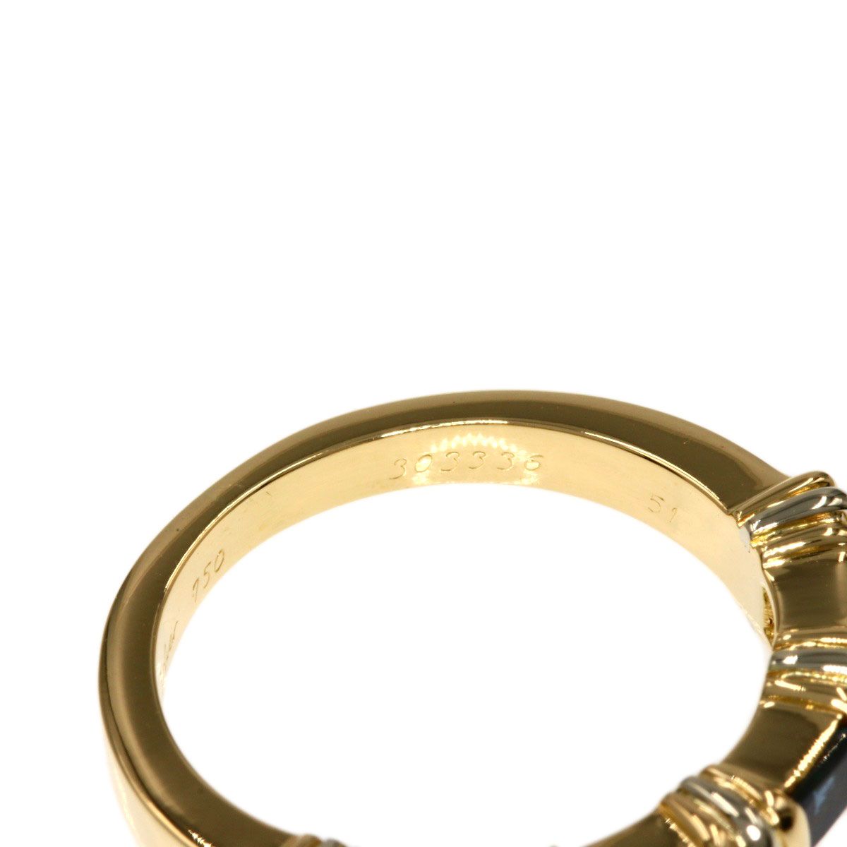 CARTIER カルティエ コンテッサ ハーフ サファイア #51 リング・指輪 