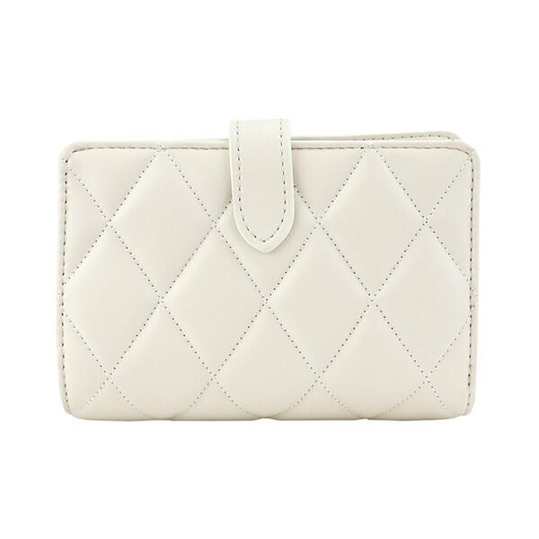 新品 ケイトスペード kate spade 2つ折り財布 SMOOTH QUILTEDLEATHER EDIUM COMPACT BIFOLD WALLET パーチメント 新品 ケイトスペード kate spade 2つ折り財布 SMOOTH QUILTEDLEATHER