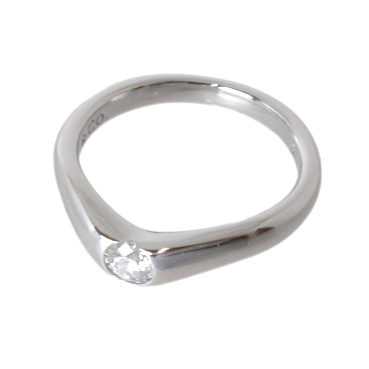 Tiffany&Co. /ティファニー ダイヤ 1P カーブドバンドリング