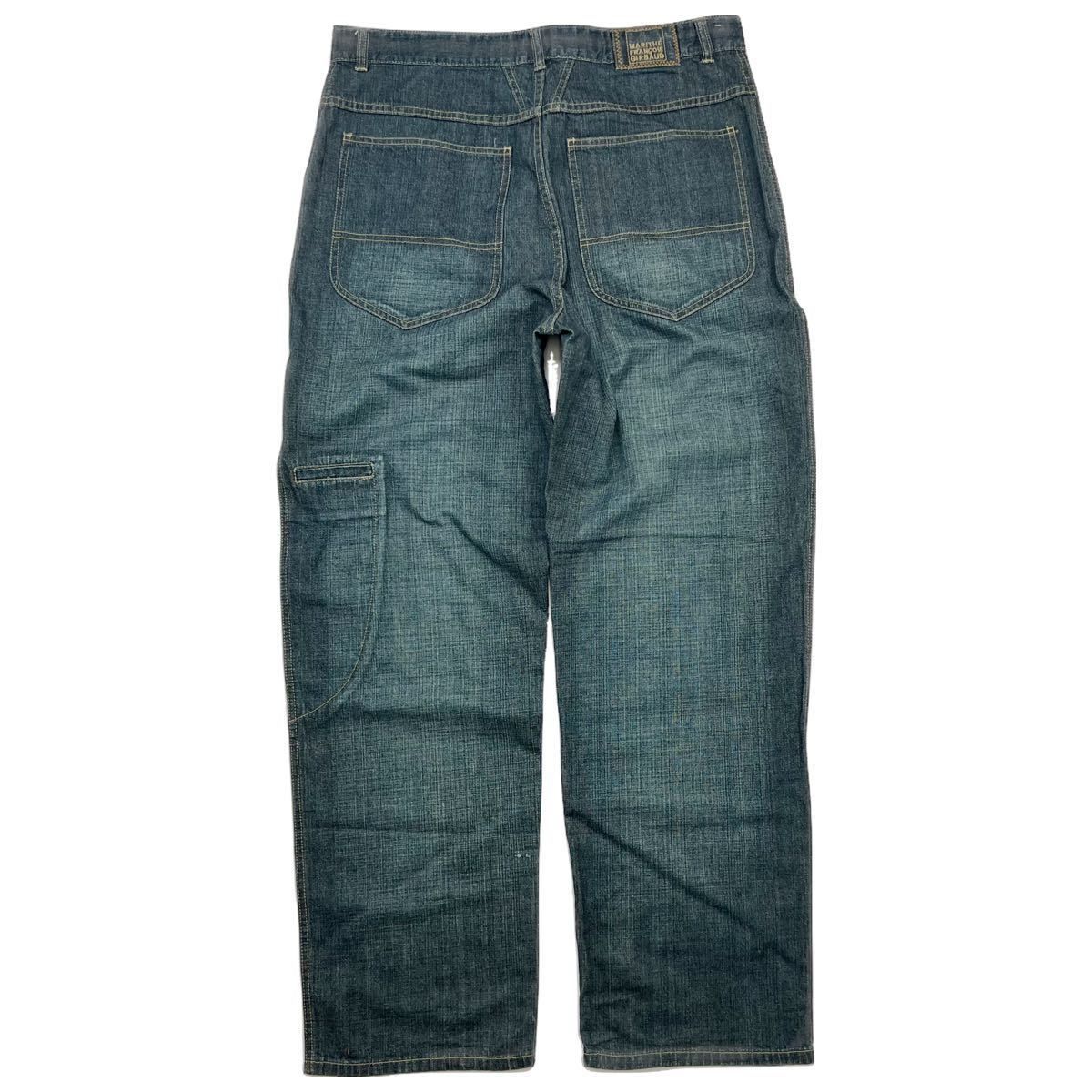 太め デニムパンツ