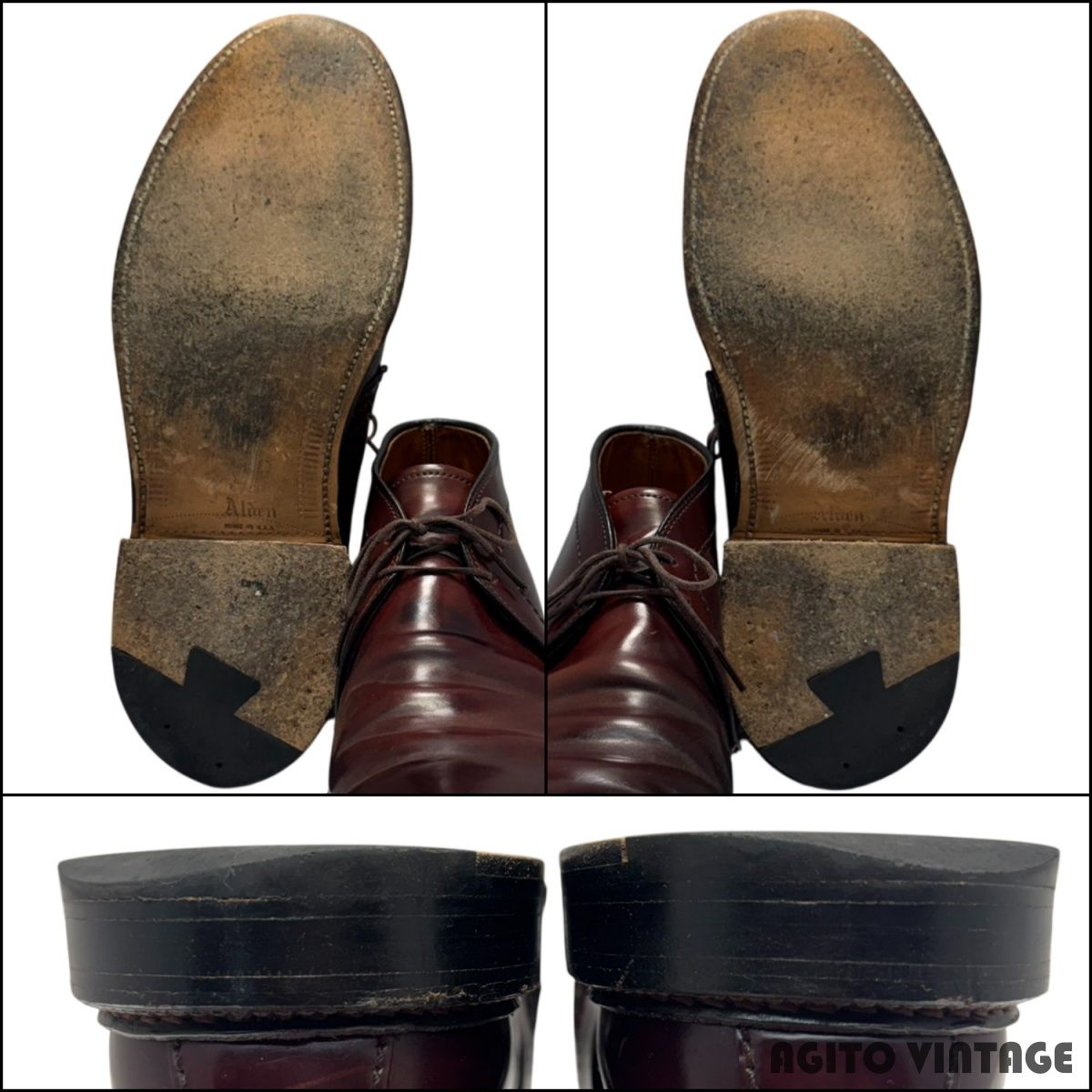 【極美品】オールデン（ALDEN）1339 コードバン バーガンディ US8D 極美品】オールデン（ALDEN）1339 コードバン バーガンディ US8D