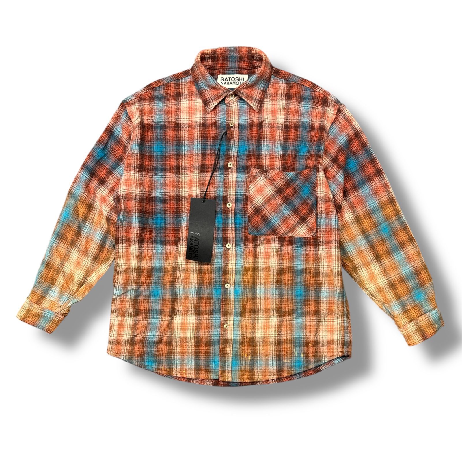SATOSHI NAKAMOTO 24AW PLAID SHIRT WITH PATCH POCKET チェック