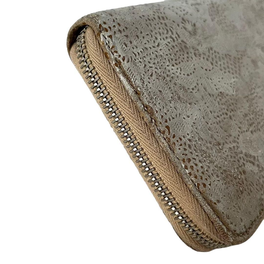 CHANEL シャネル レースイズモア 長財布 ベージュ系 ラウンド