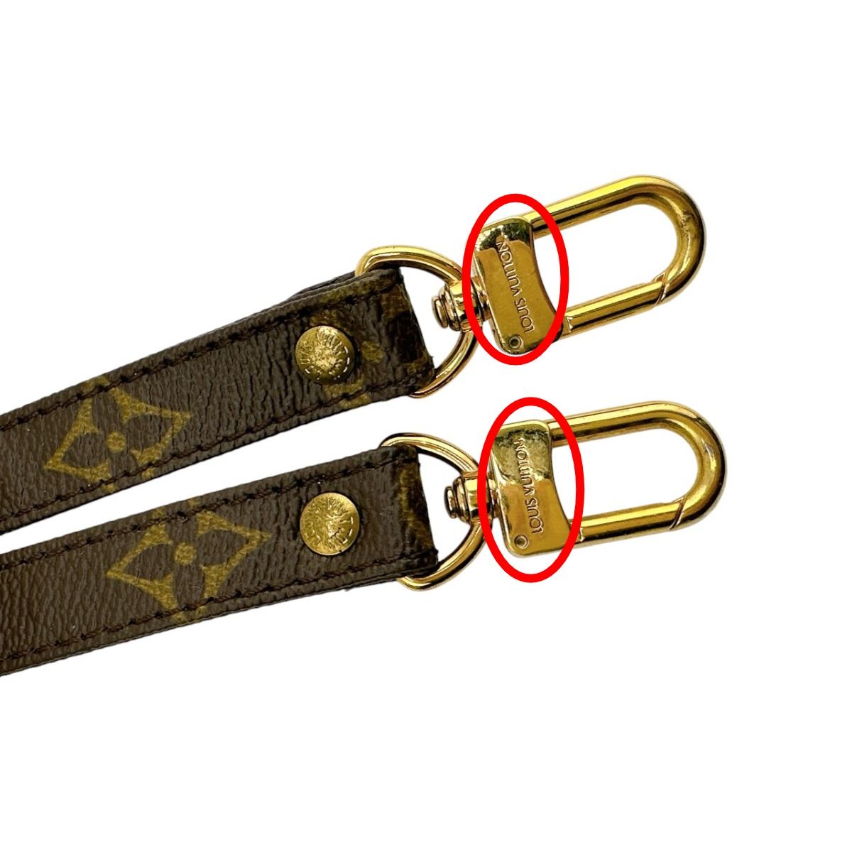 LOUIS VUITTON 肩当て付き ショルダーストラップ J75011 LOUIS VUITTON ルイヴィトン ショルダーストラップ 肩当て付き