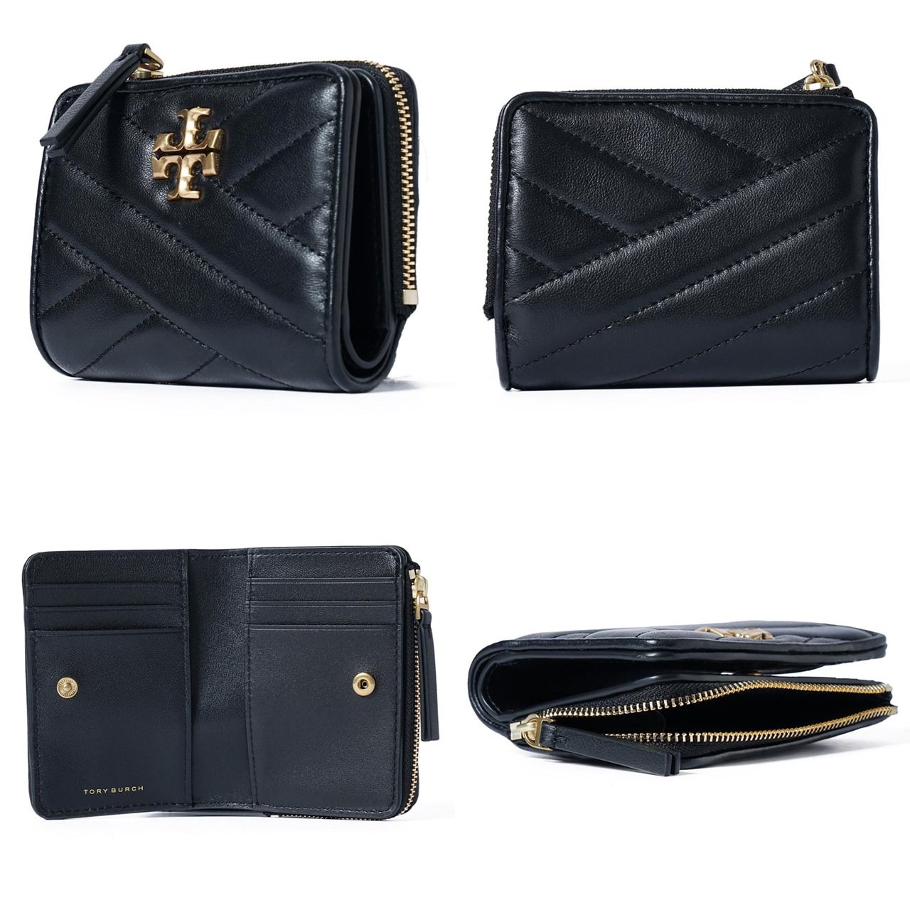 トリーバーチ ToryBurch キラ シェブロン バイフォールド ウォレット 2